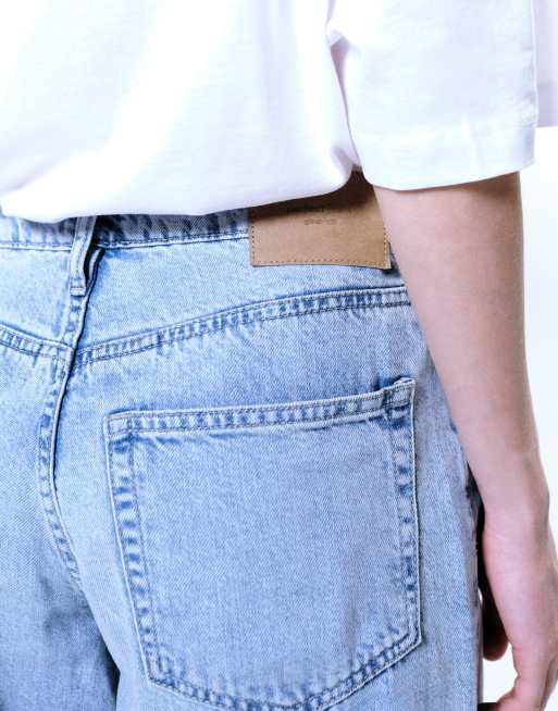 Gina Tricot - Jeans bombati ampi lavaggio blu chiaro, 4 di 5