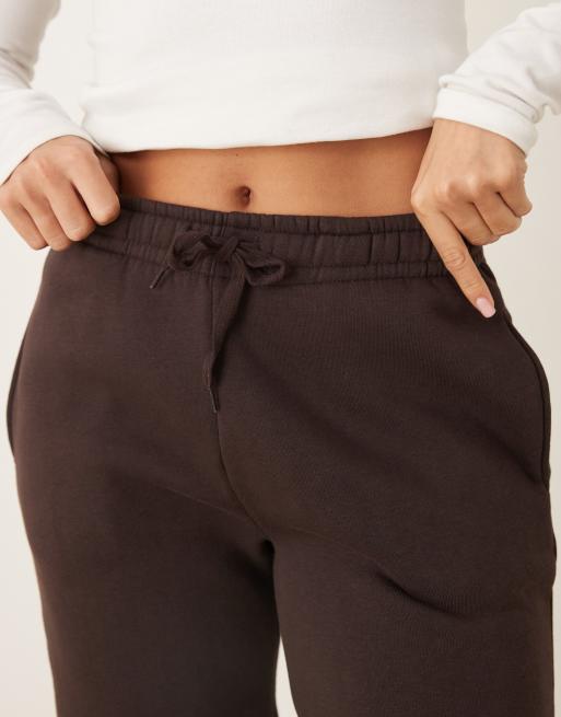 Gina Tricot - Joggers dritti ampi marrone scuro , 5 di 5