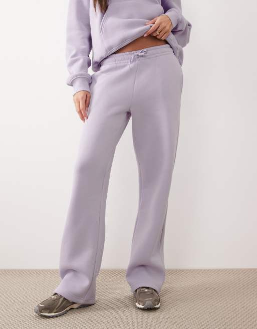 Gina Tricot - Joggers dritti ampi viola lavanda in coordinato, 2 di 5