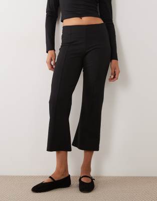 Gina Tricot Kick Flare Pants In Brown