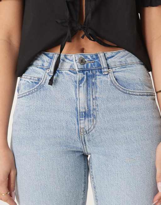 Gina Tricot – Ljusblå jeans med medelhög midja, utsvängda bootcut-ben och stretch, 5 av 5