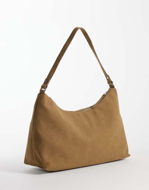 Gina Tricot – Ljusbrun, slouchy axelväska, 4 av 4