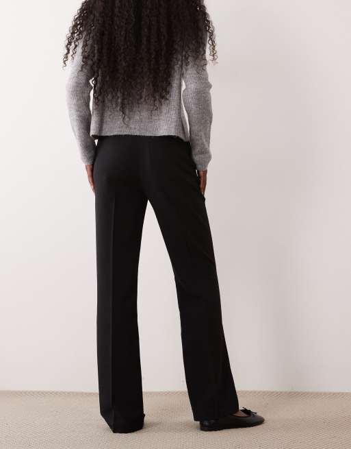 Gina Tricot lockere Bootcut-Hose in Schwarz, 4 von 5
