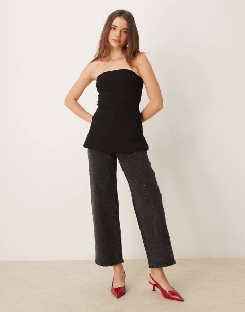 Gina Tricot long line bandeau top - view 1