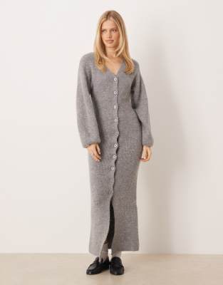 - Gina Tricot V- - mid gray melange 10090₽