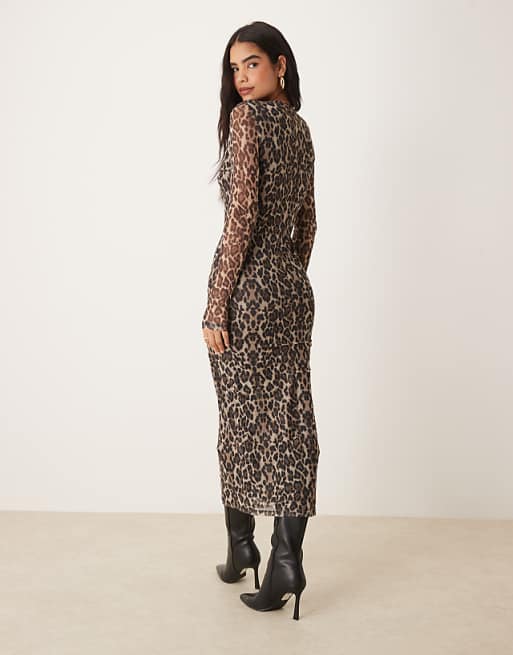 Gina Leopard Print Dress Gina Leopard Print Dress