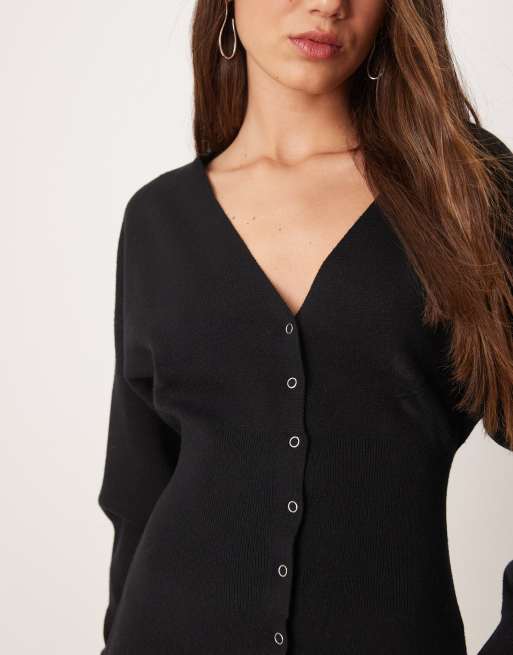 knitted y2k mini dress Cable Knit Mini Dress