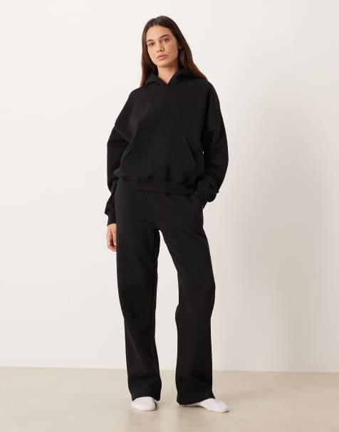 Gina Tricot loose fit set in black - view 1