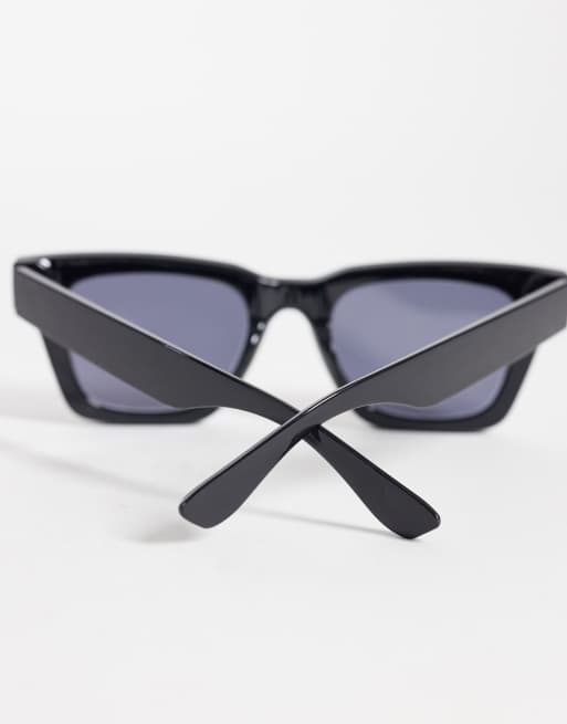 Gina Tricot - Lunettes de soleil carrées classiques - Noir, 2 de 3