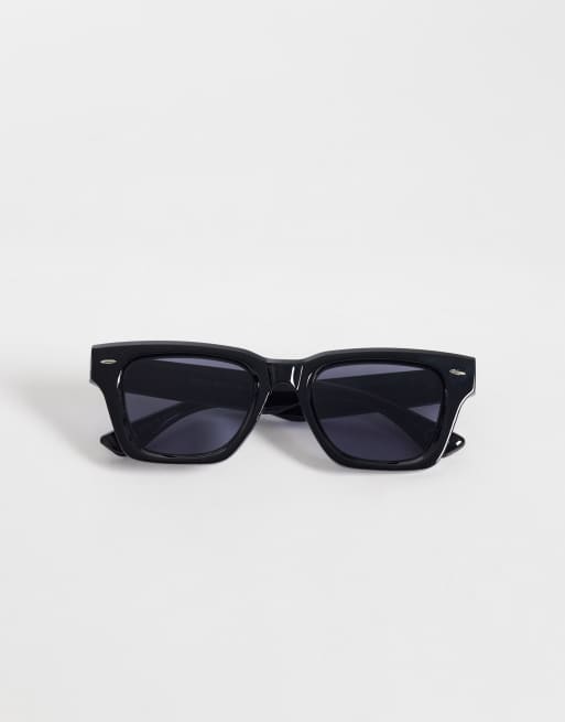 Gina Tricot - Lunettes de soleil carrées classiques - Noir, 3 de 3