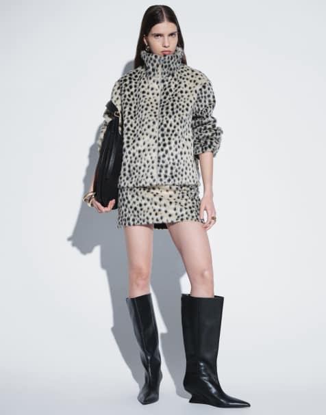 Gina Tricot mini rok met luipaardprint - view 1