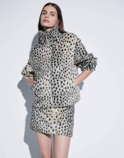 Gina Tricot mini rok met luipaardprint, 2 van 5