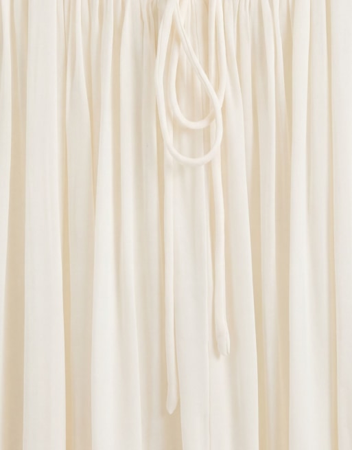 Gina Tricot mini strappy dress in white, 6 of 8