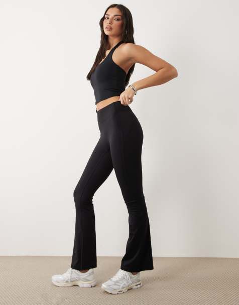 Gina Tricot - Mix and Match - Leggings a zampa da yoga neri - view 1