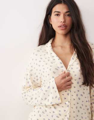 Gina Tricot Mix And Match Lounge Pajama Top In Multi