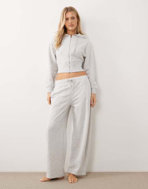 Gina Tricot - Mix and Match - Pantaloni della tuta bombati grigio chiaro mélange - view 1