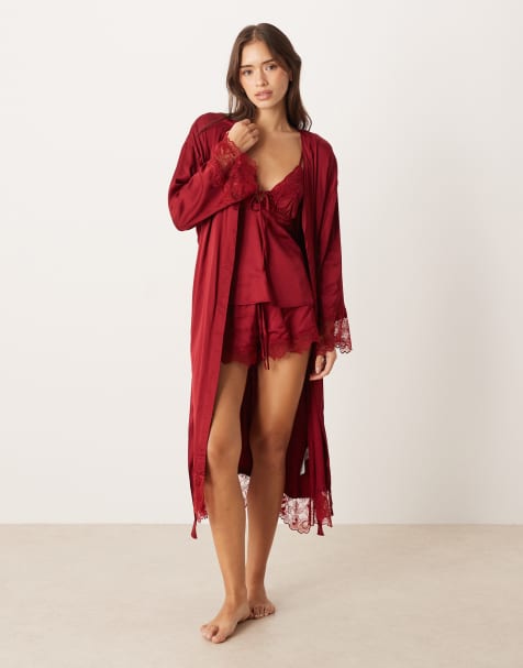 Gina Tricot - Mix og match - Pyjamassæt i satin - view 1