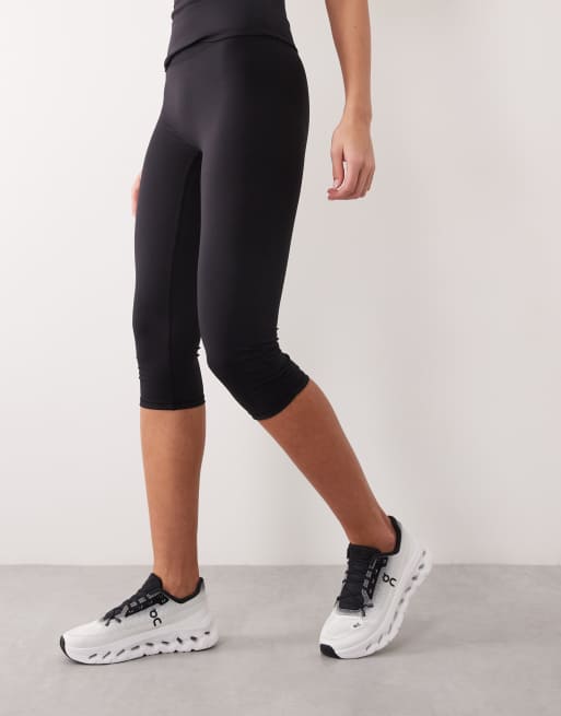 Gina Tricot - Mix og match - Sorte bløde yoga-capri-tights, 2 af 5