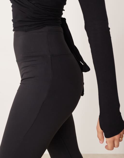 Gina Tricot - Mix og match - Sorte yogaleggings med svaj, 4 af 5