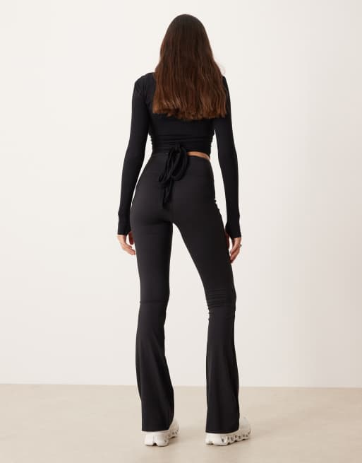 Gina Tricot - Mix og match - Sorte yogaleggings med svaj, 5 af 5