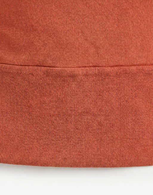 Gina Tricot - Mørk orange blød top med halterneck, 8 af 8