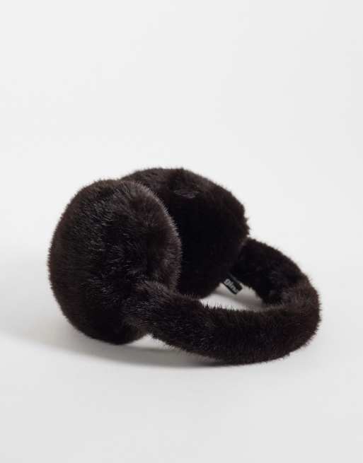 Gina Tricot orejeras de piel sintética marrón, 3 de 3