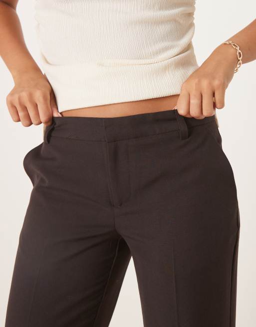 Gina Tricot - Pantalon ajusté décontracté - Marron, 4 de 5