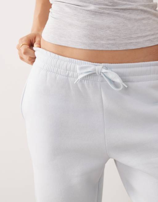 Gina Tricot - Pantalon de jogging d'ensemble coupe droite ample - Bleu clair, 2 de 5