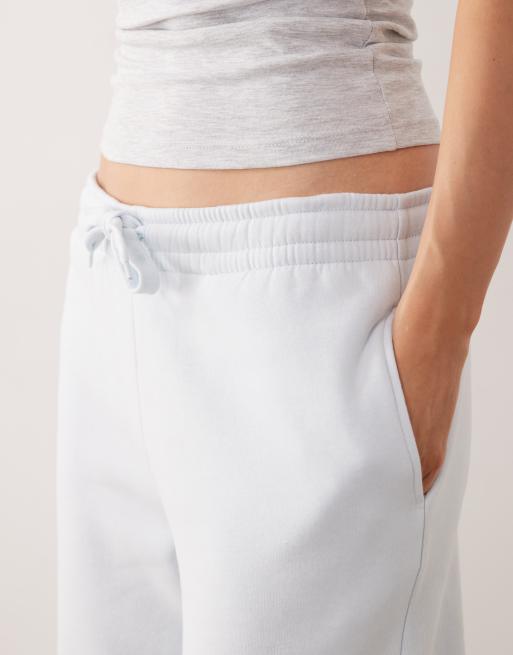 Gina Tricot - Pantalon de jogging d'ensemble coupe droite ample - Bleu clair, 4 de 5
