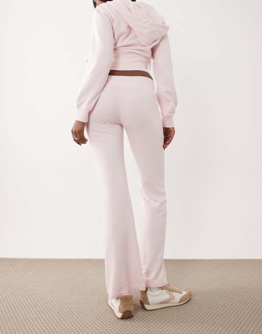 Gina Tricot - Pantalon de jogging slim taille basse à assortir - Rose, 2 de 5