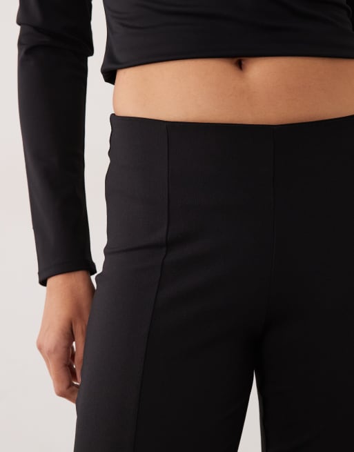 Gina Tricot pantaloni svasati al fondo neri, 5 di 5