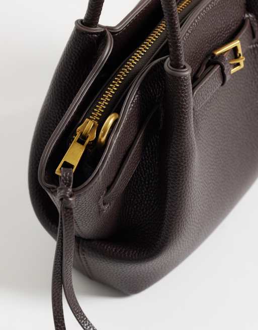 Gina Tricot petit cabas avec anses épaules en noir, 3 de 4