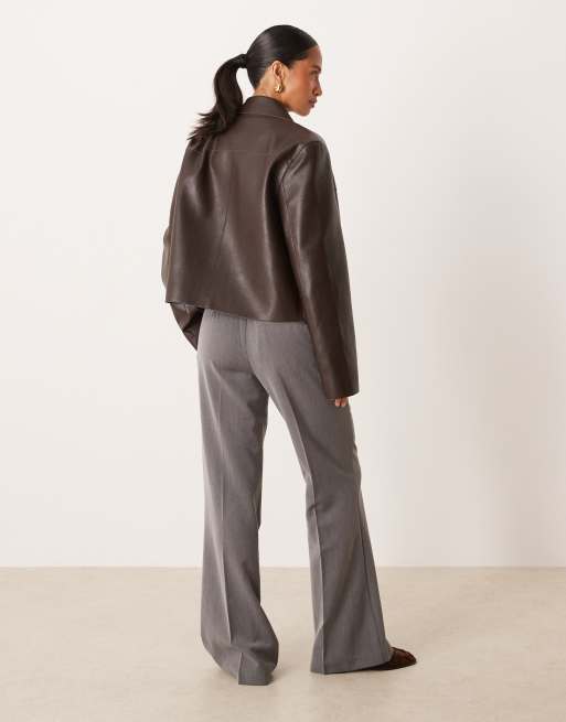 Gina Tricot Petite - Pantalon élégant décontracté - Gris chiné, 2 de 5