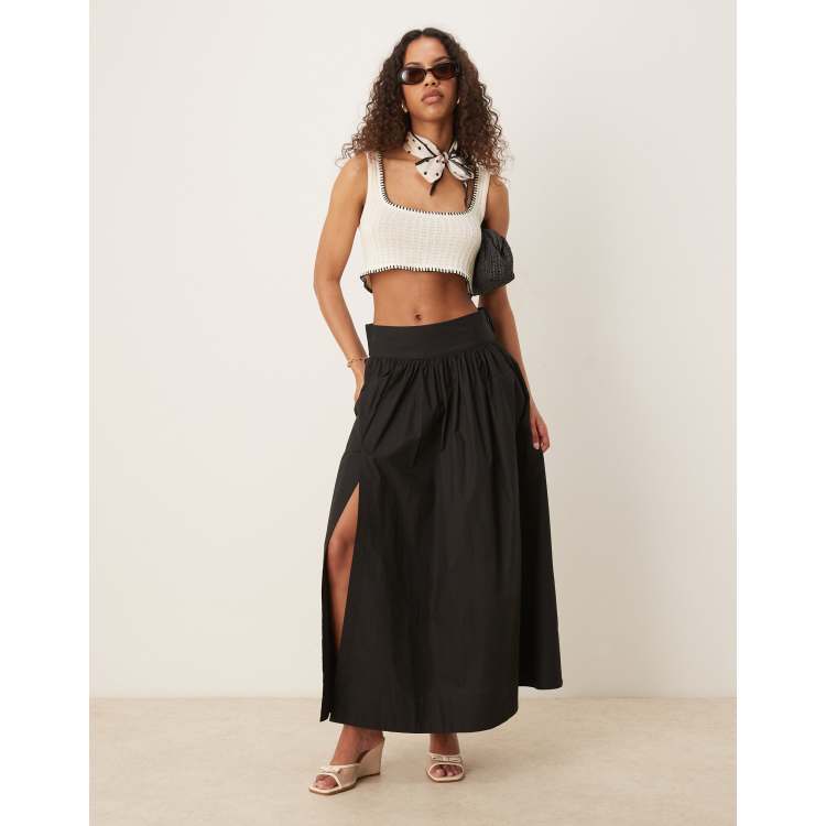【Anyone more】Kroon Nylon String Balloon Long Skirt 208656907-1-black?$n_750w$&wid