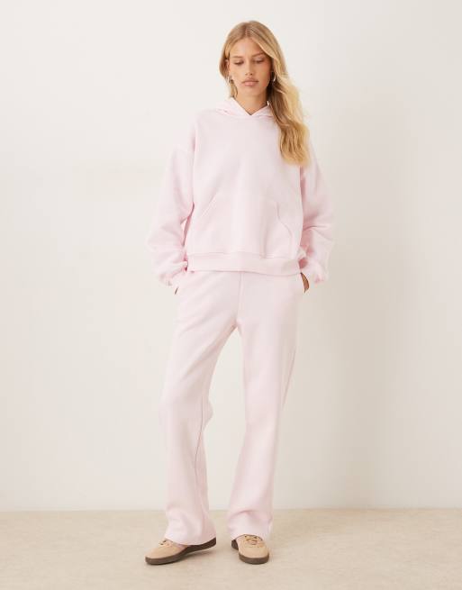 Gina Tricot relaxed fit co-ord in light pink