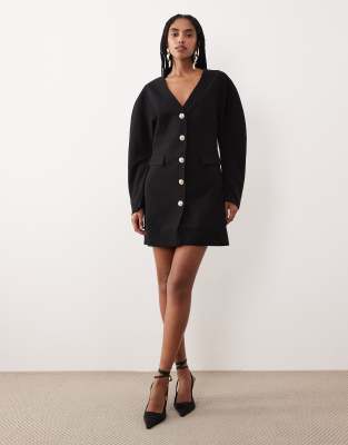Gina Tricot - Robe courte habillée - Noir