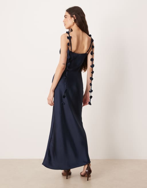 Robe Fourreau Gina Benotti - Imprimé Géométrique Bleu Et Blanc - Taille L 44/46 - Occasion Bon état
