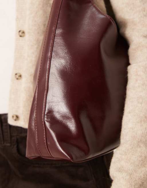 Gina Tricot - Sac porté épaule large - Bordeaux, 2 de 4