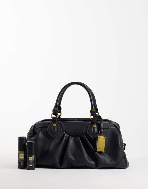Gina Tricot sac souple en similicuir noir, 2 de 4