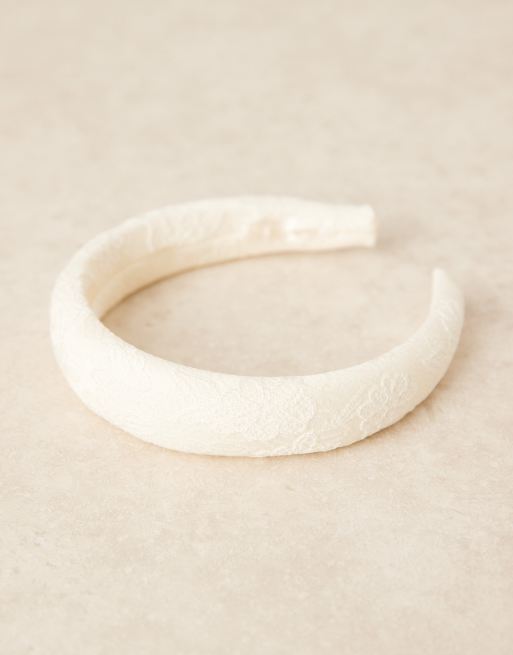 Gina Tricot - Serre-tête en jacquard - Blanc cassé, 2 de 3
