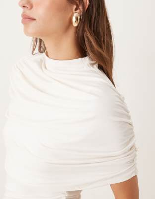 Gina Tricot Short Cape Ruched Top