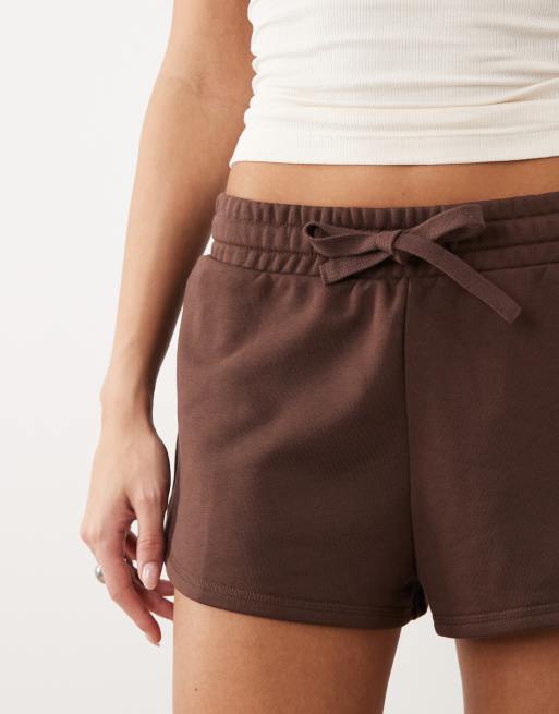 Gina Tricot - Short molletonné - Marron chocolat, 3 de 5