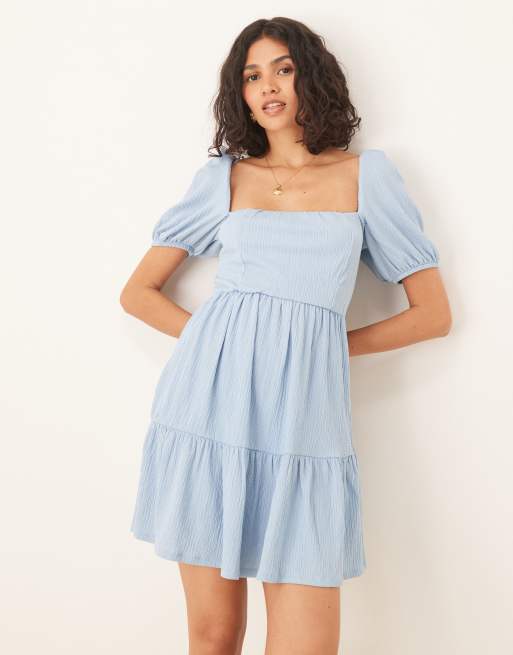 blue dress for baby girl Angel Maternity Blue Maternity Summer Dress