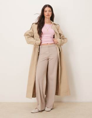 GINA TRICOT SOFT TOUCH JERSEY TOP WITH DRAPE BOAT NECK AND RUCHED SIDE DETAIL 