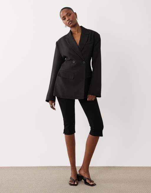 Gina Tricot - Sort formet blazer med forede skuldre, 2 af 4