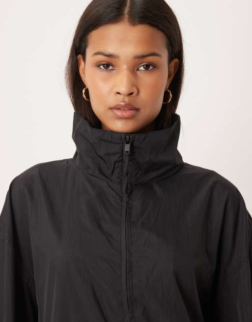 Gina Tricot – Sportliche, kurze Windjacke in Schwarz, 2 von 4