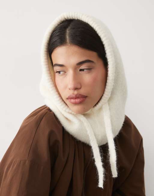 Gina Tricot Strick-Balaklava in Cremeweiß, 3 von 3