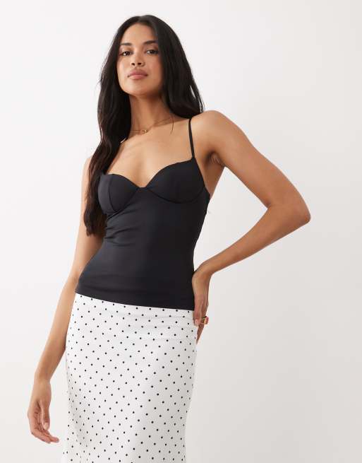 Gina Tricot – Svart, mjukt, format linne, 3 av 4