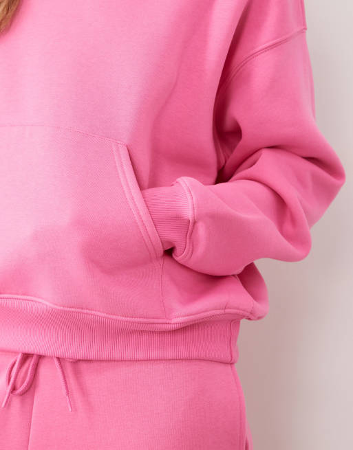 Gina Tricot - Sweat à capuche décontracté à assortir - Rose vif, 3 de 4