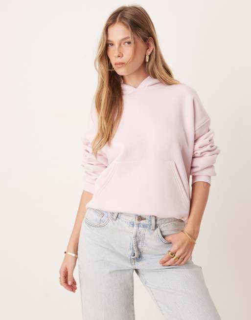 Gina Tricot - Sweat à capuche oversize - Lilas pâle, 2 de 4